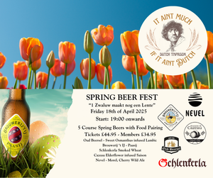 SPRING BEER FEST - “1 Zwaluw maakt nog een Lente” (Friday 18th of April 2025)